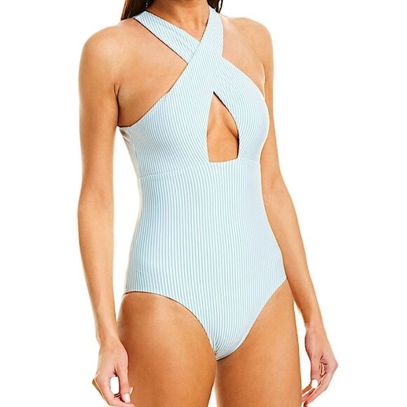 Onia Other - Onia Nicole One-Piece Seersucker Bondi Blue